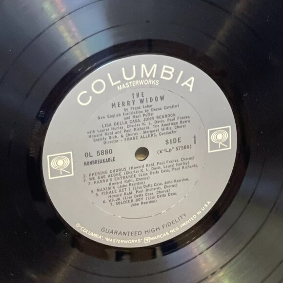 The Merry Widow (Vinyl, 1962) Columbia Masterworks OL 58801 VG+ LP Record Album - Picture 9 of 11